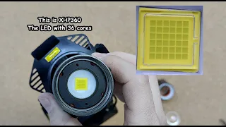 XHP360 New LED with 36 cores - Cel mai nou led cu nu mai putin de 36 de nuclee !!