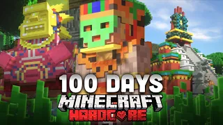 I Spent 100 Days In Ancient Mayan in Minecraft (Tagalog)