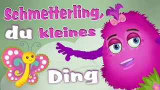 Schmetterling, du kleines Ding 🦋 Bewegungslieder für Kinder • Kindermusik • Kinderliedergarten