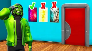 Find The CORRECT PROP To UNLOCK The Door! (Fortnite)