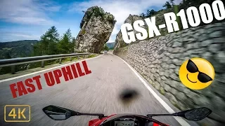 GSX-R1000 FAST UPHILL Ride | GSX-R Alpentour 2017 | [9/17]