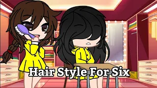 Hair Style For Six || Gacha Club Little Nightmares ||