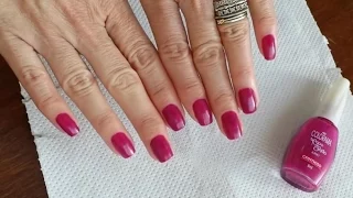 Fazendo as unhas sem tirar a cutícula e sem usar espátula | Unhas bonitas sem alicate