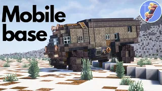 Working Mobile truck base in Minecraft!