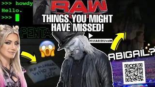 UNCLE HOWDY QR CODE! HUGE EASTER EGGS WITH NIGHTBIRD TEASE! BECKY LYNCH WINS WORLD TITLE! WWE RAW