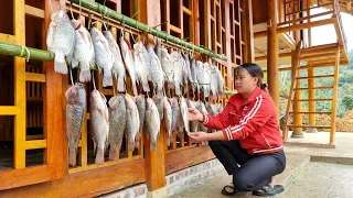 Harvest tilapia (fish) - delicious smoked tilapia