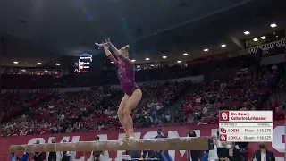 Katherine LeVasseur (Oklahoma) Beam 2022 vs Denver 9.975