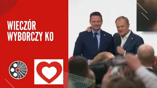 D. Tusk, R. Trzaskowski: Wieczór wybroczy KO - wybory samorządowe