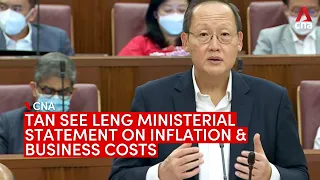 Tan See Leng ministerial statement on inflation and business costs