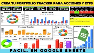 Crea tu DASHBOARD de INVERSIÓN en Google Sheets