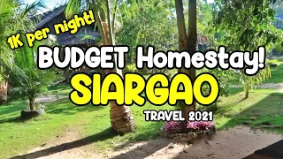 Where to Stay in SIARGAO! P1,000 per night only! (Nov 2021) | JM BANQUICIO