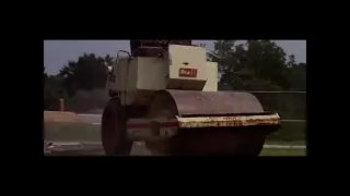 Maximum overdrive steam roller Scene (OLDEST VIDEO)