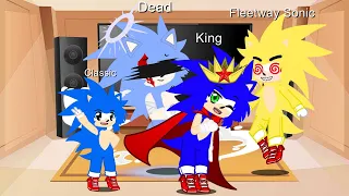 Sonic Characters React to Sonic AU's (Old)