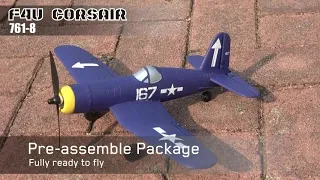 4CH RC Plane F4U Corsair Remote Control Aircraft RTF, Radio Control Airplane for Beginner RC