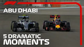 Top 5 Dramatic Moments | Abu Dhabi Grand Prix