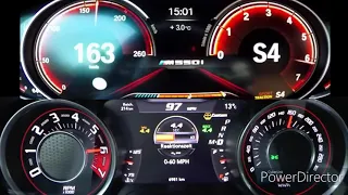 2018 BMW M550i XDRIVE 462PS VS DODGE CHALLENGER SRT 8 492PS ACCELERATION 0-200KM/H