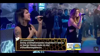 Krewella performs "Live for the night" on Good Morning America 2013