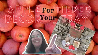 Apples||Tiered Tray||Crafted by Cories Mini Challenge