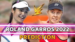 Emma Raducanu vs Linda Noskova - Roland Garros 2022 R1 - Prediction