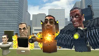 EVOLUTION OF NEW RESURRECTED G-MAN SKIBIDI TOILET VS TITAN TV MAN AND OTHER BOSSES In Garry's Mod!