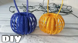 ЗА 5 МИНУТ🎄🎅 Новогодние игрушки на ёлку Из фоамирана Своими руками DIY Christmas decorations