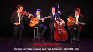 Musiciens jazz manouche - Je m'suis fait tout petit (Brassens) - www.just4cab.com