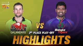 Match 28  I  3rd Position Play off  I Bangla Tigers vs Qalandars I Aldar Properties Abu Dhabi T10