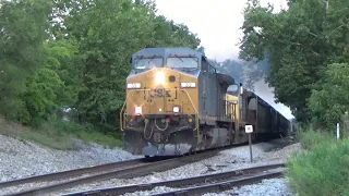 CSX AC44CW 39 w/ Great K5HLA Leads G442-15 on 7/22/22 (Part 2)