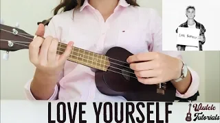 Justin Bieber - Love Yourself (EASY Ukulele Tutorial)