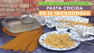 SUPER TRUCO PARA PASTA COCIDA VERSIÓN EXPRESS | Cómo cocer la pasta en el microondas