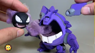 Pokémon Figures Making - Gengar Robot , Geodude mecha Robot ｜Designed by @supbirdy