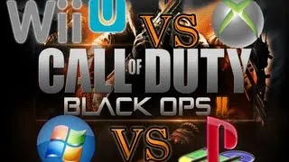 Call of Duty Black Ops 2 Comparison: Wii U vs Xbox 360 vs PC vs PS3 [HD]