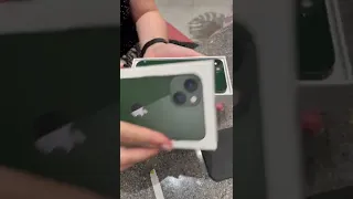 Распаковка нового iPhone 13 128GB Green🔥