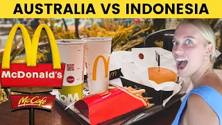 is McDONALDS In INDONESIA the same as AUSTRALIA? BALI VLOG