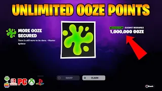 HOW TO GET UNLIMITED TMNT OOZE POINTS GLITCH FAST IN FORTNITE!