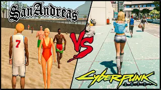 Cyberpunk 2077 VS Grand Theft Auto San Andreas - Which Game Is Better !