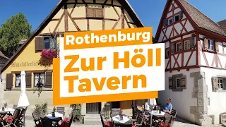 Best Restaurant In Rothenburg Germany - Zur Höll To Hell Medieval Tavern