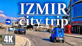 City ​​road trip  4K - HDR  60 fps | Izmir 🇹🇷 | Turkey