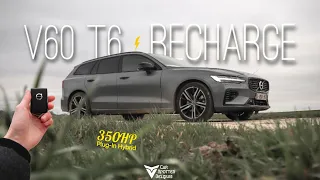 Volvo V60 T6 Recharge | 350hp AWD | POV Drive & REVIEW