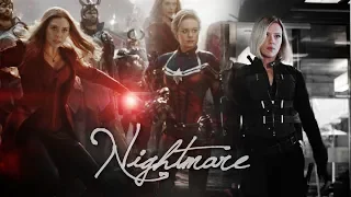 ♥Captain Marvel,Scarlet Witch,Black Widow: Nightmare♥