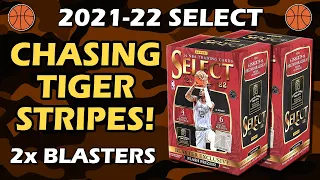 Chasing Tiger Stripes! 2021-22 Panini Select Basketball Retail Blaster 2x Box Review