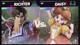 Super Smash Bros Ultimate Amiibo Fights  – Request #13291 Richter vs Daisy