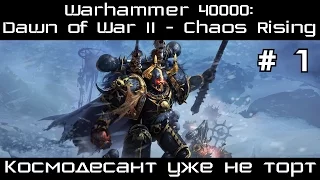 Прохождение Warhammer 40000: Dawn of War II: Chaos Rising # 1. Космодесант уже не торт