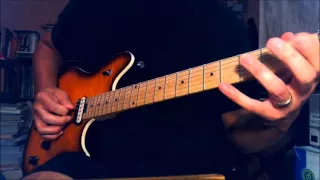 Deep Purple - Lazy - Guitar lesson Part 1 - Entire intro cover