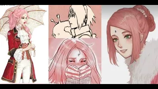 Algunos personajes de Naruto reaccionan a Sakura//🌸🤸‍♀️♦//moon chan//🎶🛐--(2/5)