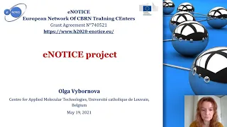 eNOTICE – European Network of CBRN TraIning CEntres