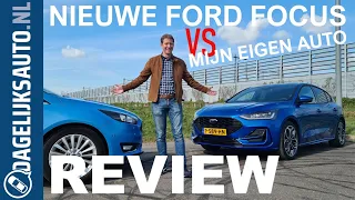 2022 Ford Focus compared to my own 2016 Ford Focus (English subtitles) - dagelijksauto.nl