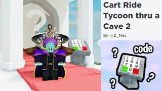 Tutorial: How To Get The You Solved The Code! Badge in Cart Ride Tycoon!