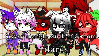 foxys / mangle stuck in a room + dares