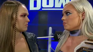 Liv Morgan & Ronda Rousey Face To Face